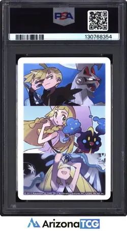 Pokemon 2017 Jack of Hearts Lillie & Cosmog Pokemon Playing Cards PSA 9 - Image 2