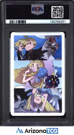 Pokemon 2017 Jack Of Spades Lillie & Cosmog Pokemon Playing Cards GEM MT PSA 10 - Image 2