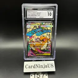 CGC GEM MINT 10 Mega Dragonite ex MA 232/193 M2a MEGA Dream ex Pokemon Card JPN - Image 1