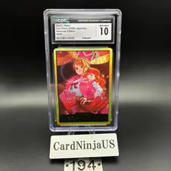 CGC GEM MINT 10 DON!! Nami GOLD EB03 ONE PIECE Card Heroines Edition Japanese - Image 1