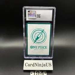 CGC GEM MINT 10 DON!! Nami GOLD EB03 ONE PIECE Card Heroines Edition Japanese - Image 2