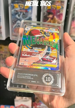 Pokemon Cards JPN. Metal Tags Mega Lucario EX 228/193 MA PCG 10 (SAME AS PSA 10) - Image 2