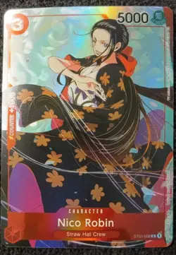 Nico Robin (Gift Collection 2023) ST01-008 English Promo One Piece Card Game LP - Image 1