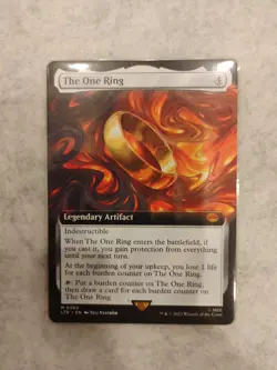Magic the Gather LTR the One Ring Extended Art Non-Foil Card 380 NM/M - Image 1