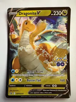 Dragonite V - SWSH235 - Pokemon Sword & Shield Promo Ultra Rare Holo Card NM - Image 1