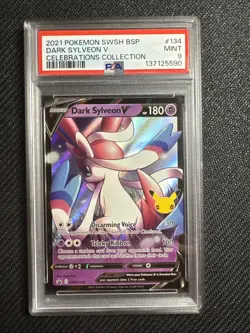 Dark Sylveon V SWSH134 SWSH: Sword & Shield Promo Cards Holo - Image 1