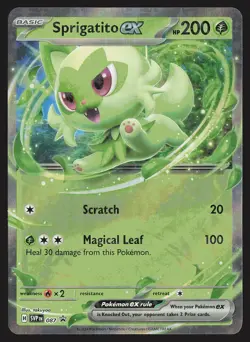 SV: Scarlet & Violet Promo Cards Sprigatito ex #087 Promo Pokemon Card - Image 1