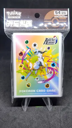 Arceus Pokemon Card sleeve card protector 2024 Korean League Exclusive 64ea - Image 1
