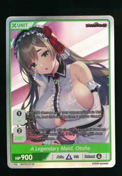 SR HOLO Spicy Maid DIVINE CROSS Maid of the Dead Spicy Waifu Card Hard to Find - Image 1