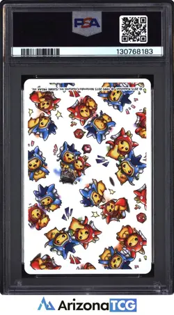 Pokemon 2015 Jack Of Clubs Poncho Pikachu Pokemon Playing Cards GEM MINT PSA 10 - Image 2