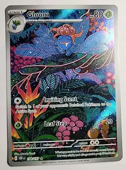 Pokemon Gloom Holo TCG Card Sv03: Obsidian Flames 198/197 NM / MINT - Image 1