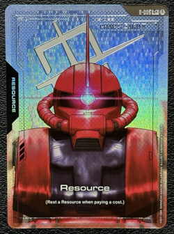 Gundam TCG - Lot of 3 Etched Foil Resource Cards (C+) - 005, 008, 013 - NM - Image 3