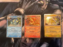 Pokemon Flareon Vaporeon Jolteon SVP 167 168 169 Prismatic Evolutions Promo Card - Image 1
