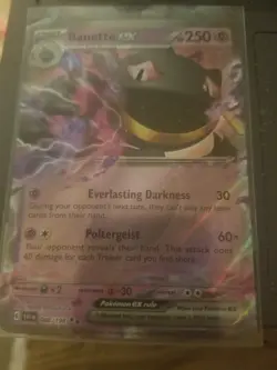 Banette EX, Double Rare, Scarlet And Violet, Pokemon Card - Image 1