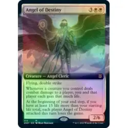 FOIL ANGEL OF DESTINY (EXTENDED ART) Zendikar Rising ZNR Magic MTG MINT CARD - Image 1