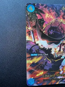 One Piece Edward Weevil Character Card EB01-023 SP Rare NM - Image 5