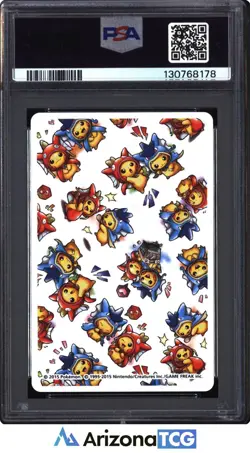 Pokemon 2015 Queen Of Hearts Poncho Pikachu Pokemon Playing Cards GEM MT PSA 10 - Image 2
