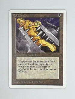 MTG BLACK VISE Unlimited Edition Regular MT+ Uncommon Magic The Gathering - Image 1