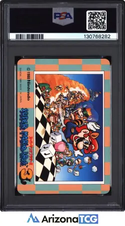 Mario 1989 Ludwig Von Koopa 41 Carddass Super Mario Bros. 3 Japanese PSA 8 - Image 2