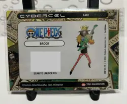 One Piece Series 1- 1st Edition Brook - Rare Cybercel- Unscanned ONP-01-19 - Image 2