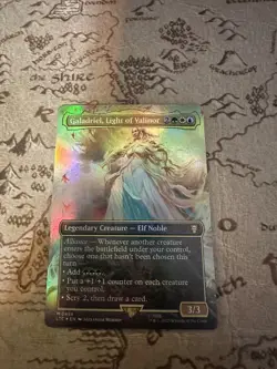 MTG Galadriel, Light of Valinor (Borderless) FOIL NM Commander Lord Of The Rings - Image 1