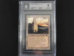 Urza's Tower (Shore) BGS 9 MINT [Antiquities] Quad+ Mtg Magic Free Shipping - Image 1