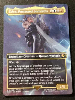 Edea, Possessed Sorceress - Borderless - FIC - MTG - EN - NM - 0448 - Image 1