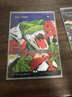 MTG Beast Within (Borderless) Marvel Universe Eternal-Legal NM - Image 1