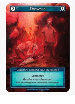Sorcery: Contested Realm Drowned Ordinary Foil NM (GT) - Image 1