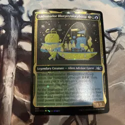 1x MTG - Ambassador Blorpityblorpboop - GALAXY FOIL, Showcase - Unfinity - NM - Image 1