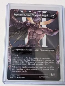 Sephiroth Fabled Soldier Borderless 0382 Final Fantasy MTG - Image 2