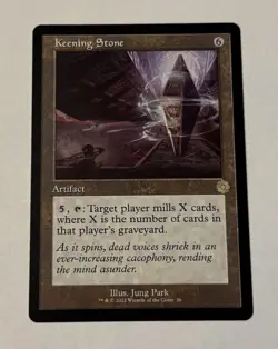 MTG Keening Stone - The Brothers' War Retro Frame Artifacts LP - Image 1