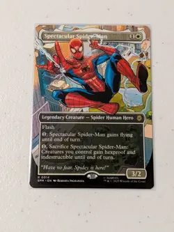 MTG Spectacular Spider-Man (Borderless) Marvel's Spider-Man NM - Image 1