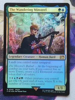 MTG Final Fantasy - The Wandering Minstel - FOIL NM - Image 1