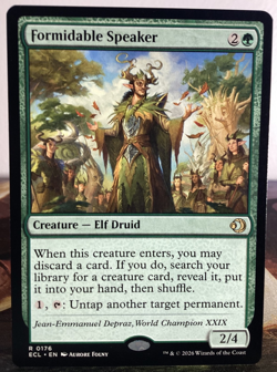 Formidable Speaker - 0176 - Lorwyn Eclipsed ECL - MTG - NM/M *In Hand* - Image 1