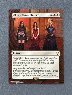 Clever Concealment Final Fantasy Commander Hand Painted Full Altered Art Tentz - Image 1