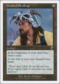 Grafted Skullcap 7th Edition Rare NM Magic: The Gathering 298 Normal - Image 1