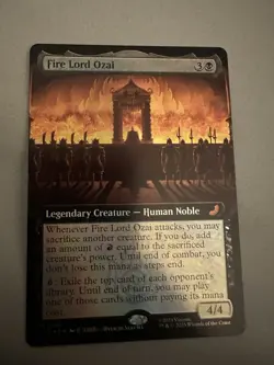 Fire Lord Ozal FOIL Extended Art- MTG Avatar: The Last Airbender TLA - Image 1