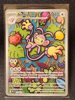 Ambipom 107/094 Pokemon Me02: Phantasmal Flames Illustration Rare - Image 1