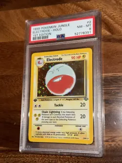 1999 Pokemon Jungle Electrode Holo PSA 8 - Image 1