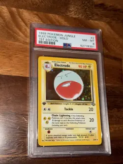 1999 Pokemon Jungle Electrode Holo PSA 8 - Image 2
