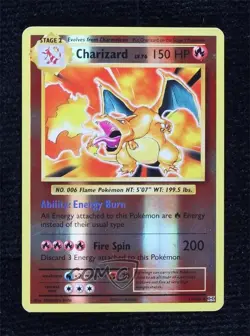 Charizard Reverse Foil Pokemon XY Evolutions 20th Anniversary #11 - Image 1