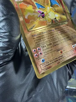 Pokemon Celebrations 25TH Anniversary Charizard & Pikachu UPC Gold Metal Promo - Image 3