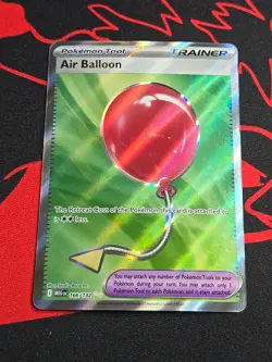 Air Balloon # 166/132 Full Art Ultra Rare Holo Mega Evolution Pokemon TCG - Image 1