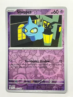 Shuppet 087/198 Reverse Holo Common Pokemon Scarlet & Violet Near Mint NM - Image 1
