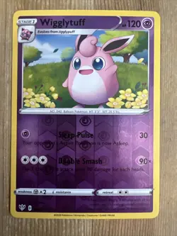 Pokemon TCG Wigglytuff Darkness Ablaze 068/189 Reverse Holo Rare - Image 1