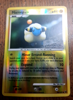 Pokemon Mareep Reverse Holo 82/127 Platinum LP Fast Ship - Image 1