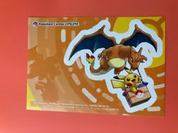 Charizard pokemon center promo seal sticker Very Rare Japanese F/S - Image 2