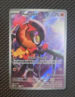 Charcadet 022 ME: Mega Evolution Pokemon Center Promo Holo IR Stamped 🔥 - Image 1