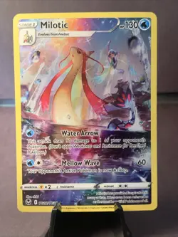 Pokemon TCG Milotic TG02/TG30 Silver Tempest Trainer Gallery Full Art Holo NM - Image 1
